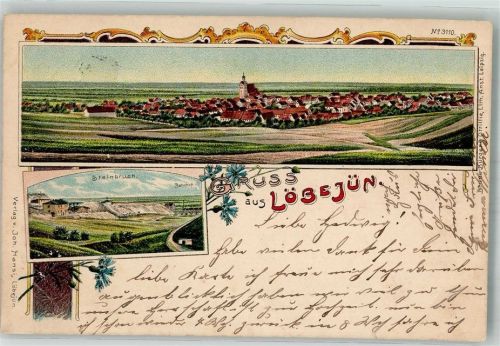Löbejün 1903 Steinbruch