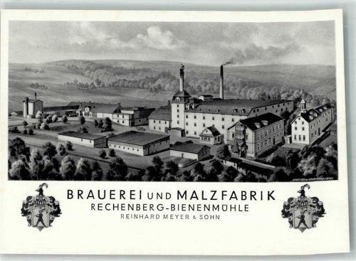 Rechenberg-Bienenmühle Brauerei und Malzfabrik Reinhard Meyer & Sohn Wappen