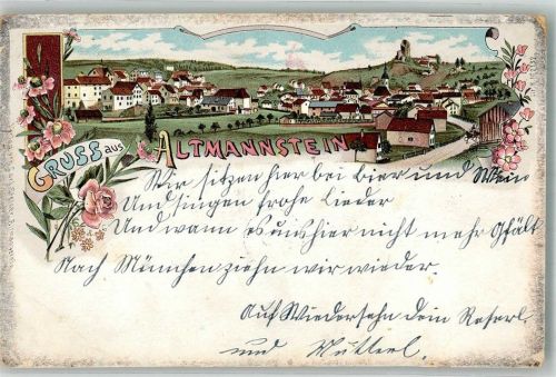 93336 W8426 Altmannstein 1899 Lithographie Altmanstein