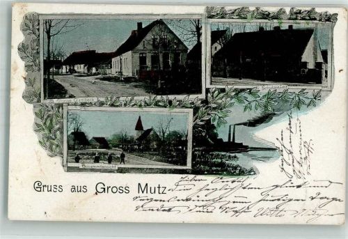 Großmutz 1906 Feldweg Strasse nach Glambeck Schulzenamt