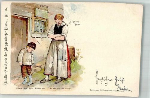1898 Nr. 14 sign. Reiss, Fritz Trachten + Adelskorrespondenz