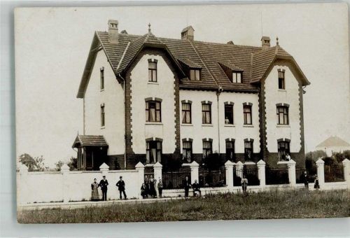Rheinberg 1908 Villa Ort handschriftlich