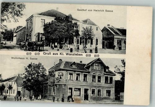 39164 O3105 Klein Wanzleben - Gasthaus Sasse Wohnhaus Sasse