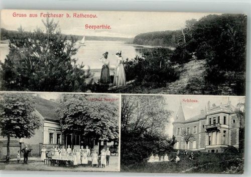 Ferchesar Ferchesarer-See Ufer Gasthaus Seeger Schloss