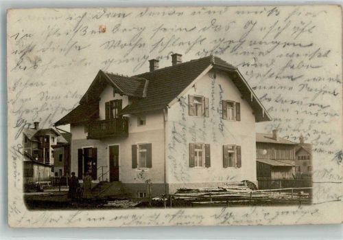 Peißenberg 1912 Wohnhaus in Peissenberg Ort handschriftlich