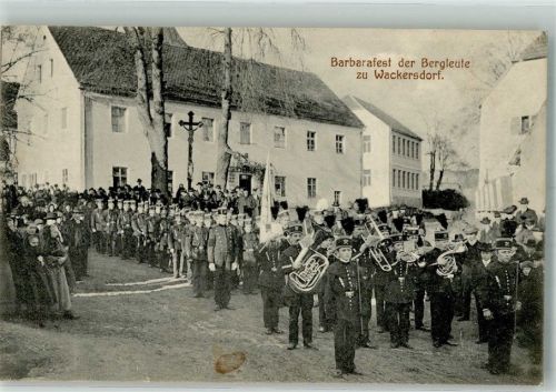 Wackersdorf Barbarafest der Bergleute Bergmannskapelle