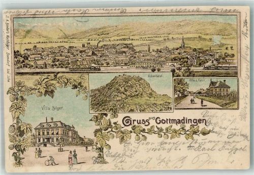 Gottmadingen 1900 Hohentwiel Villa Fahr Villa Bilger