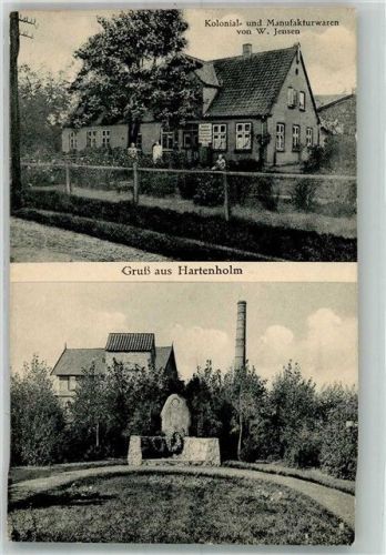 Hartenholm Kolonialwaren Jensen Kriegergedenkstelle