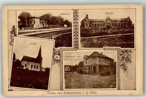 Nettersheim Bahnhof Kloster Kirche Handlung Carl Seidenfaden