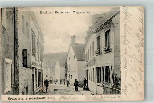 54533 W5561 Eisenschmitt 1904 - Hotel-Gasthaus Wagner-Jung Dorfgasse