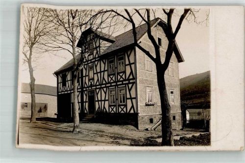 Breidenstein 1912 Wohnhaus Fachwerkgebäude Bahnpost Ort lt. Stempel