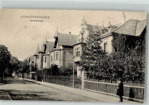 Sondershausen 1903 Gartenstrasse Villen