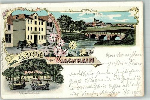 Kirchhain Hotel Mosebach Gartenwirtschaft Kutsche