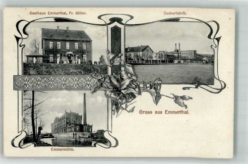 Emmerthal 1911 Emmermühle Gasthaus Emmerthal Zuckerfabrik