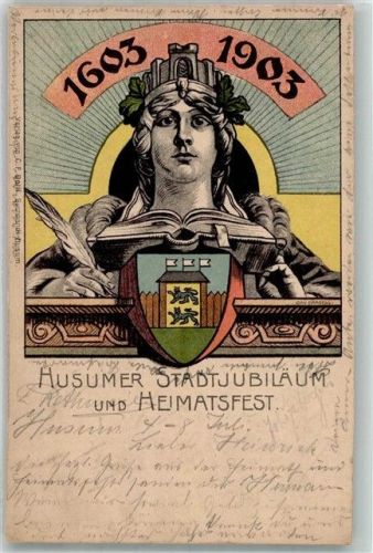 Husum 1903 Husumer Stadtjubiläum und Heimatfest 1903 Stadtschreiber