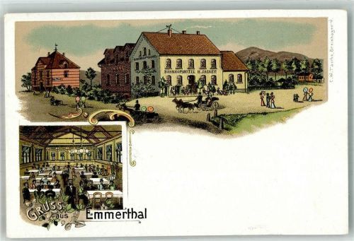 Emmerthal Bahnhofshotel Jaeger Speisesaal
