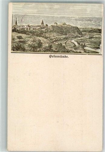 Orlamünde Vorläufer Druck 1880-1889 Orlamünde