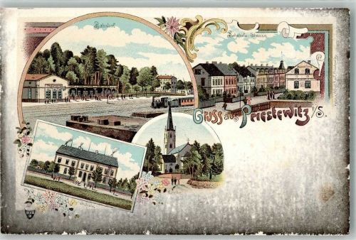 Priestewitz Schule Dorfkirche Bahnhof Bahnhofstrasse