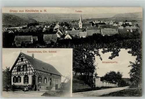 Kirchheim 1928 Baumschulen Schmid Dorfstrasse