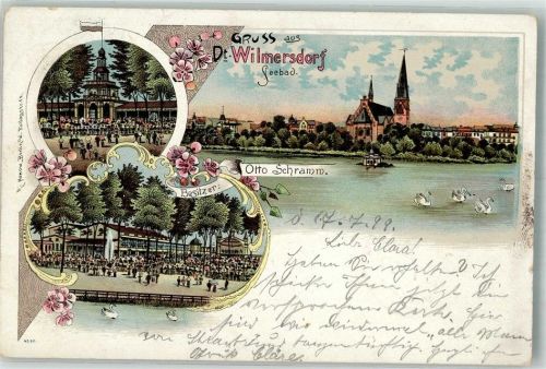 Wilmersdorf 899 Etablissement Deutsch Wilmersdorf Gartenwirtschaft