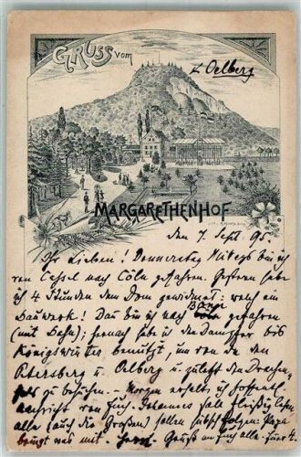Ittenbach 1895 Vorläufer Druck 1880-1889 Gasthaus Margarethenhof Oelberg