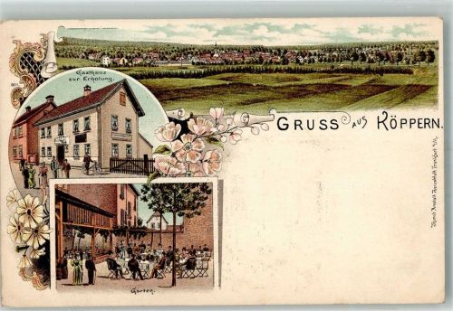 Köppern Gasthaus zur Erholung Gartenwirtschaft