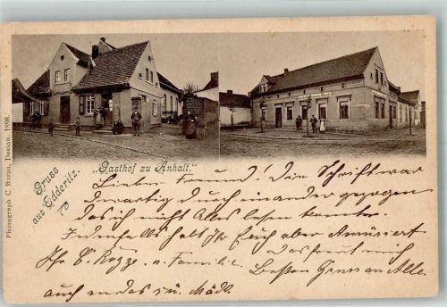 Edderitz 1905 Gasthaus zu Anhalt