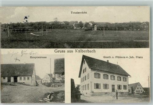 Kälberbach Hauptstrasse Gasthaus zum Fürsten