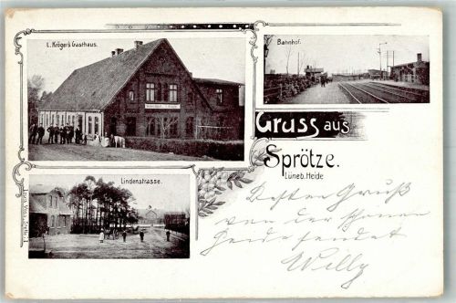 Sprötze Bahnhof Gasthaus Kröger Lindenstrasse