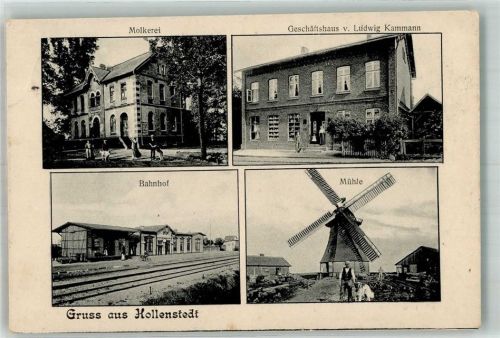 Hollenstedt Molkerei Windmühle Berhardiner Geschäftshaus Kammann Bahnhof