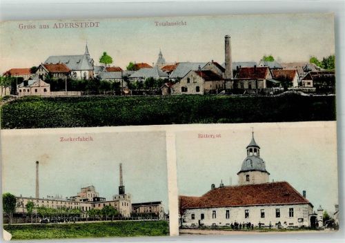 Aderstedt 1916 Zuckerfabrik Rittergut