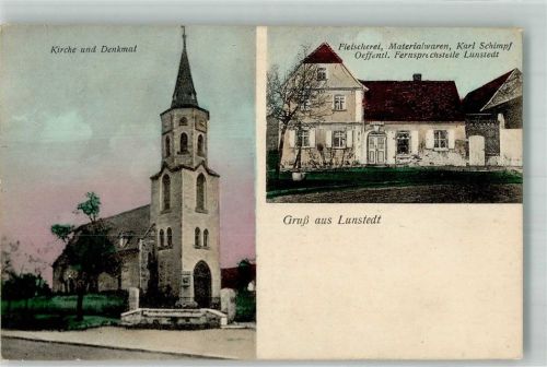 Lunstädt Kirche Denkmal Fleischerei Schimpf