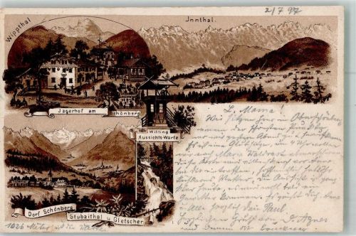 Schönberg 1897 Vorläufer Gasthaus Jägerhof am Schönberg