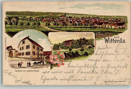 Witterda 1905 Gasthaus zum goldenen Widder
