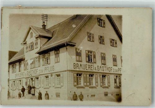 Dornhan 1911 Gasthaus-Brauerei zum Pflug