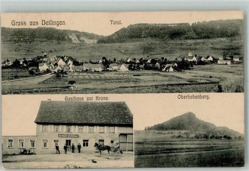 Deilingen 1905 Oberhohenberg Gasthaus zur Krone