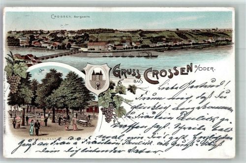 Crossen a.d. Oder 1898 Gasthaus Wilhlemshöhe