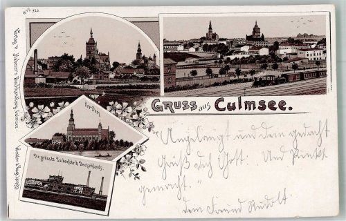 Bromberg Culmsee Zucker- Fabrik Dom Eisenbahn
