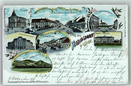 Wien 1899 K.K. Bezirkshauptmannschaft Brünner Straße Gemeindehaus
