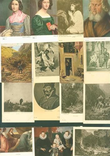 Lot mit 35 AK Verlag Ackermanns alte Meister