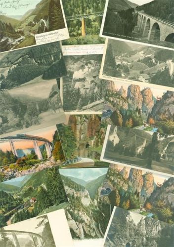 Höllental Lot mit 42 AK Höllentalbahn Höllsteig Ravennaschlucht