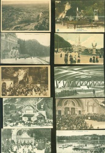 Lourdes Lot mit 35 AK