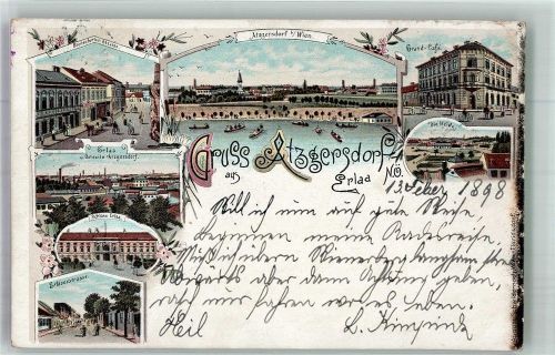 Wien 1898 Schloss Erla Grand Cafe Breitenfurter Straße Atzgersdorf