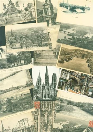 76000 Rouen Lot mit 40 AK