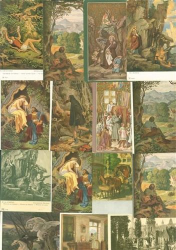 Lot mit 30 AK einige mehrfach Schwind, M. von Posten 21 bis 100 AK