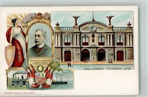 Lima Bild Senor Don Carlos Postamt Eisenbahn