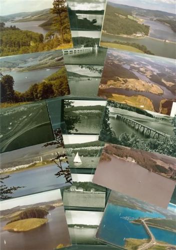 Olpe Lot mit 41 Fotos Listertalsperre Biggesee Original aus Archiv eines Ansichtskartenverlags versch. Grössen einige mehrfach