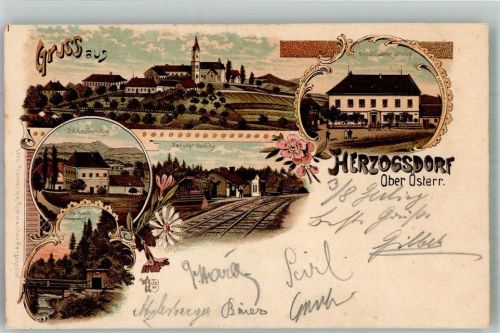 Herzogsdorf Schloss Bahnhof Gerling Gasthaus