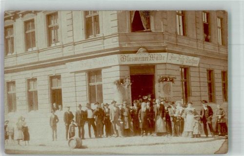 Wien 1886 Gasthaus Glasweiner Wälde Neulerchenfeld
