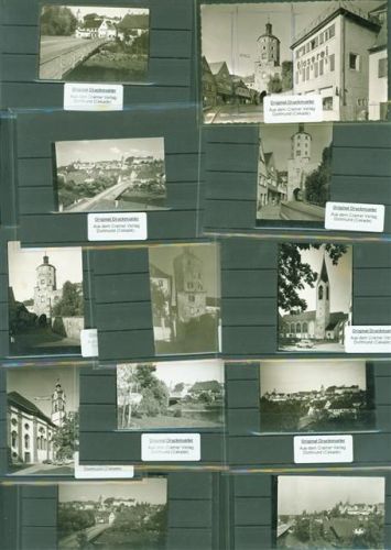 Günzburg Lot mit 19 Fotos unterschiedliche Grössen Original aus Archiv eines Ansichtskartenverlages